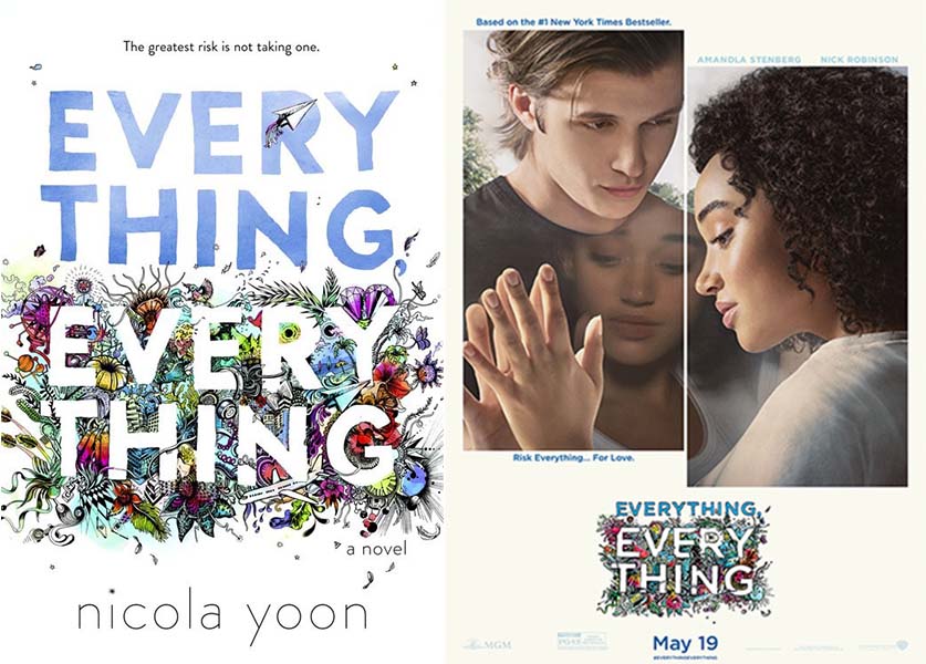 Everything Everything book movie differences