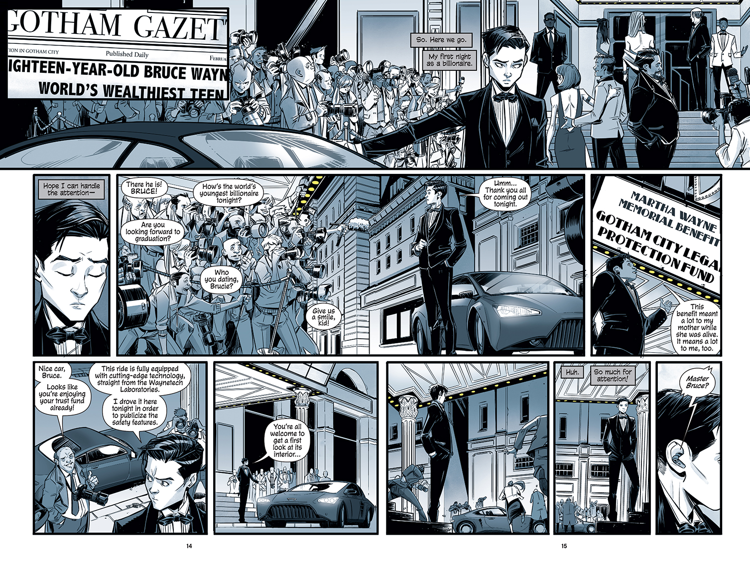 Art from Batman Nightwalker Graphic Novel